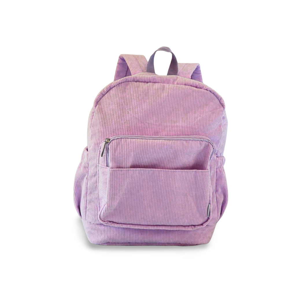 Lilac Haze – Corduroy Backpack – Livvie & Co
